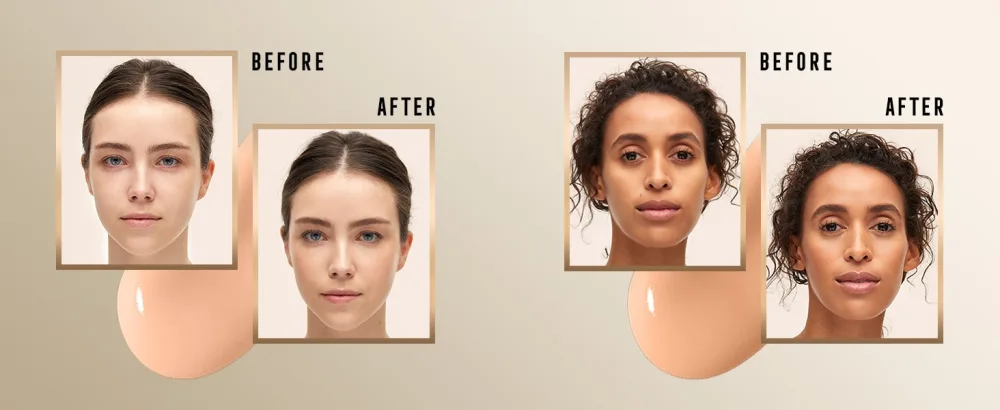 Max Factor Miracle Pure Concealer With Vitamin C and Hyaluronic Acid Shade 05 Shade 5 - Miracle Pure concealer before and after