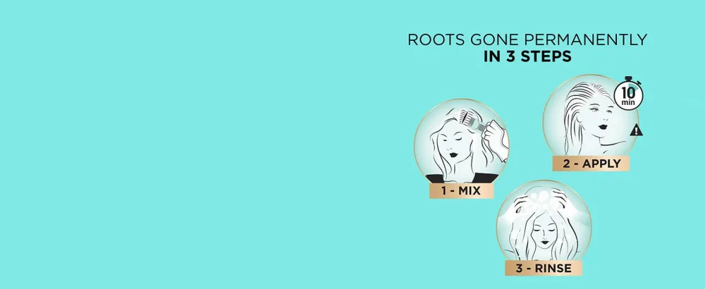 L'Oreal Paris Magic Retouch Permanent Root Concealer Touching Up Grey Hair Dye Light Brown 6 95 g (Pack of 1) 6 Light Brown - apply the mic where needed, wait 10 minutes and rinse