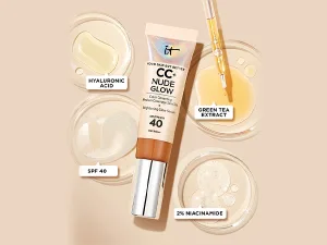 IT Cosmetics Your Skin But Better CC+ and Nude Glow Lightweight Medium Coverage Foundation and Glow Serum Light 1 g (Pack of 1) - product information 4