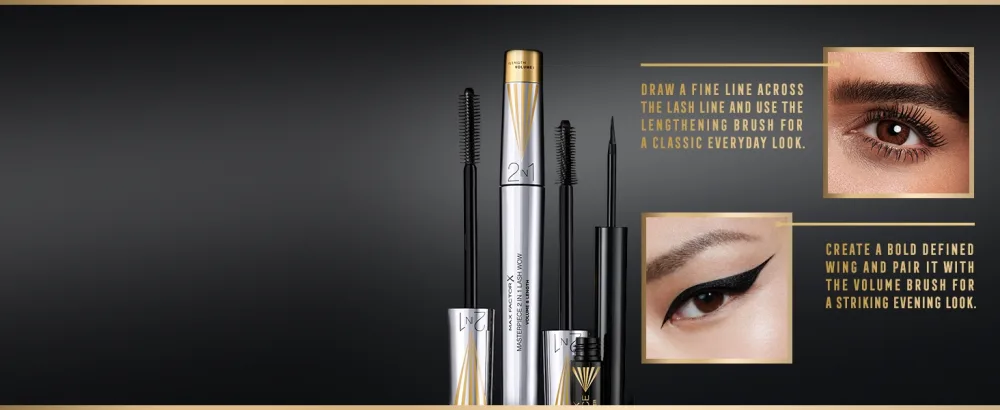 Max Factor Masterpiece Lash WOW Mascara 001 Black 7.0 milliliters Pack of 1 - Lash Wow 2 in 1 Mascara