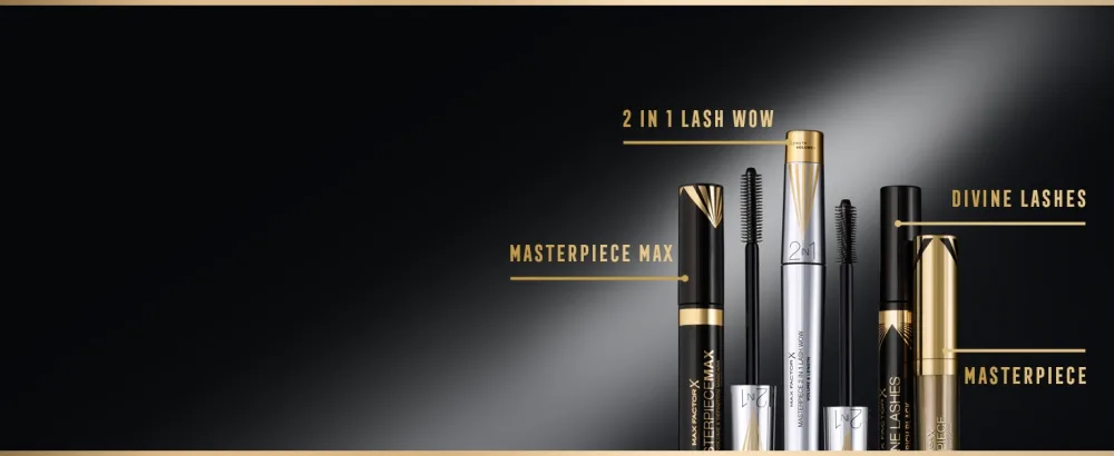 Max Factor Masterpiece Lash WOW Mascara 001 Black 7.0 milliliters Pack of 1 - Lash Wow 2 in 1 Mascara