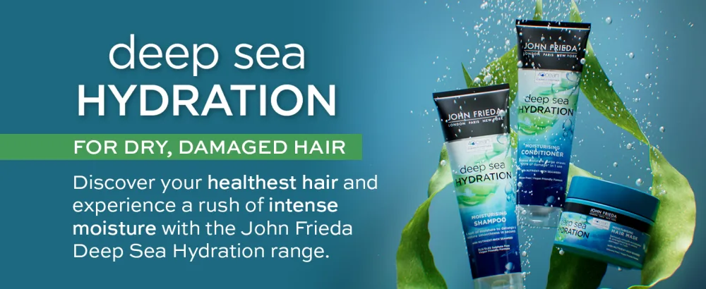 Deep Sea Hydration Moisturising Hair Mask Deep Conditioning Smoothing Treatment for Dry Damaged Hair 250ml - Deep sea hydration - discover your healthiest hair and experience intense moisture