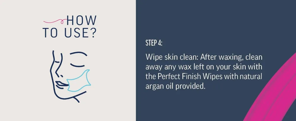 Veet Expert Cold Wax Strips Hair Removal Face Sensitive Skin 20 Strips each 4 Finish Wipes - Veet Expert