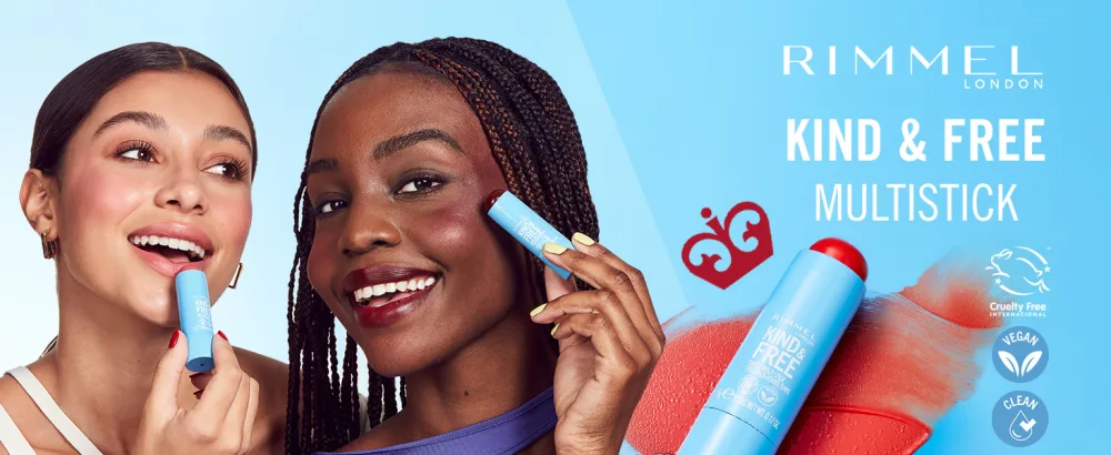 Rimmel Kind & Free Multi-Stick 002 Peachy Cheeks - Rimmel Kind and Free Multi-Stick