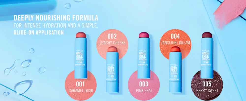Rimmel Kind & Free Multi-Stick 002 Peachy Cheeks - Rimmel Kind and Free Multi-Stick