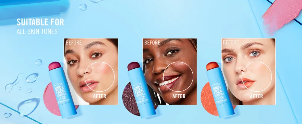 Rimmel Kind & Free Multi-Stick 002 Peachy Cheeks - Rimmel Kind and Free Multi-Stick