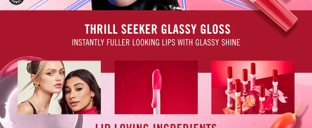 Rimmel London Thrill Seeker Glassy Gloss Lip Gloss 150 Pink Candy - Rimmel Thrill Seeker Glassy Gloss