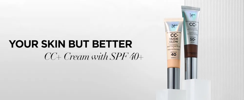IT Cosmetics Your Skin But Better CC+ and Nude Glow Lightweight Medium Coverage Foundation and Glow Serum Tan Warm 1 g (Pack of 1) - product information 1