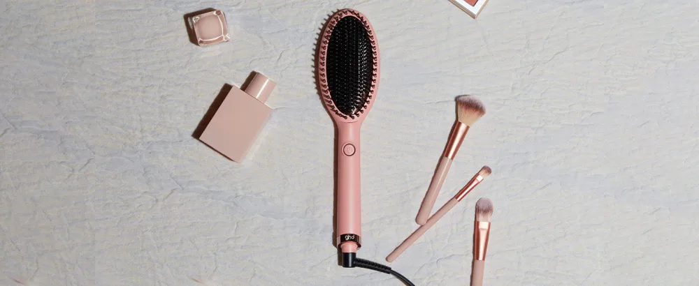 ghd Helios Limited Edition Professional Hair Dryer in Sun-Kissed Desert Pink Peach - pink