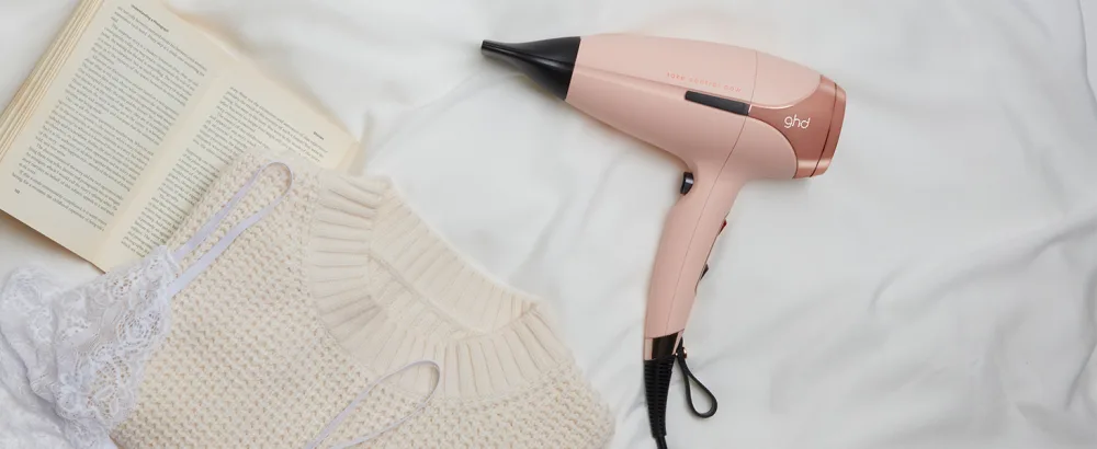 ghd Helios Limited Edition Professional Hair Dryer in Sun-Kissed Desert Pink Peach - pink