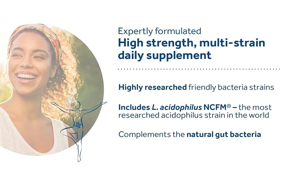 Optibac Probiotics Every Day Extra - High Strength Vegan Digestive Probiotic Supplement with 20 Billion Bacterial Cultures - 30 Capsules 30 Count (Pack of 1) - extra