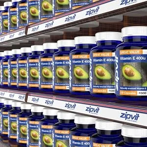 Vitamin E 400iu Supplement 200 Softgel Capsules Powerful Antioxidant Protects Cells from Oxidative Stress Supports Immune System Over 6 Month Supply - Vitamin E 400iu