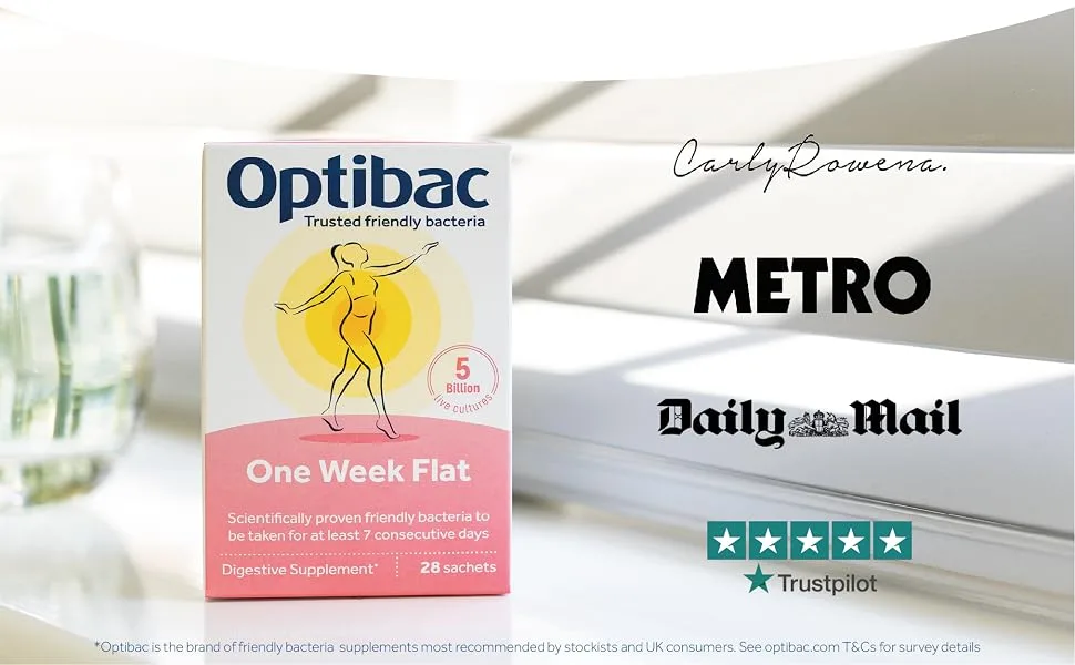 OptiBac One Week Flat 7 Sachets 7 Servings (Pack of 1) - oneweek