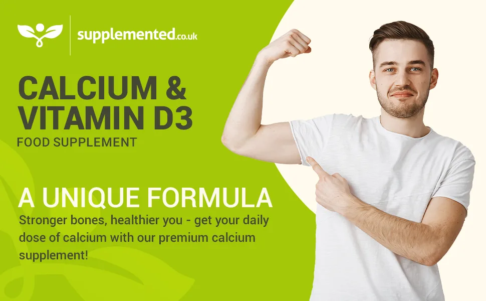 Calcium Citrate 600mg D3 180 Capsules Supplement Bones Teeth UK Made. Pharmaceutical Grade - Calcium D3