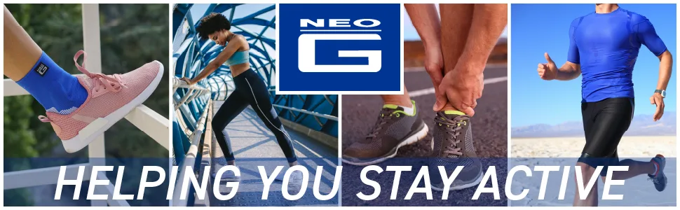 Neo G Ankle Support for Sprained Ankle Achilles Tendonitis Support Injured or Weak ankles Arthritis - Ankle Brace Foot Support for Ligament Damage. Multi Zone Compression - Airflow Plus - M MEDIUM: 20 - 23 CM - ankle support