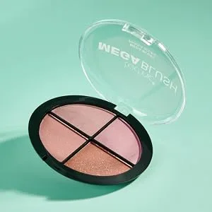 Technic Mega Blush 4-in-1 Compact - 4 Buildable Pressed Powder Highly Pigmented Blusher Shades To Mix & Match For A Fresh & Radiant Face Makeup Look. 14.4g - product information 5
