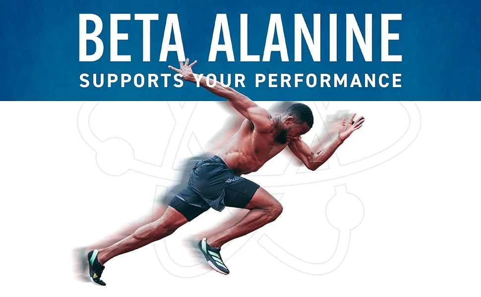 Applied Nutrition Beta Alanine 1500 Amino Acid Supplement Strength & Performance 750mg Beta Alanine Per Capsule (120 Capsules - 60 Servings) - Beta Alanine A+1