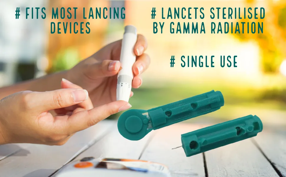 50 x 28G Manufacturer Confirmed Fully Compatible Lancets for PiC Indolor Microlet Freestyle Abbott One Touch SD and many more - 28g Lancets-1