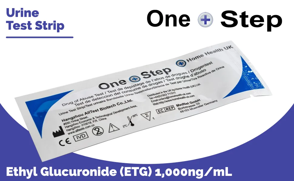 One Step: 5 x ETG Testing Kits (Ethanol Ethyl Glucuronide) Urine Alcohol Test Strips 5 Count (Pack of 1) - ETG Urine Strip