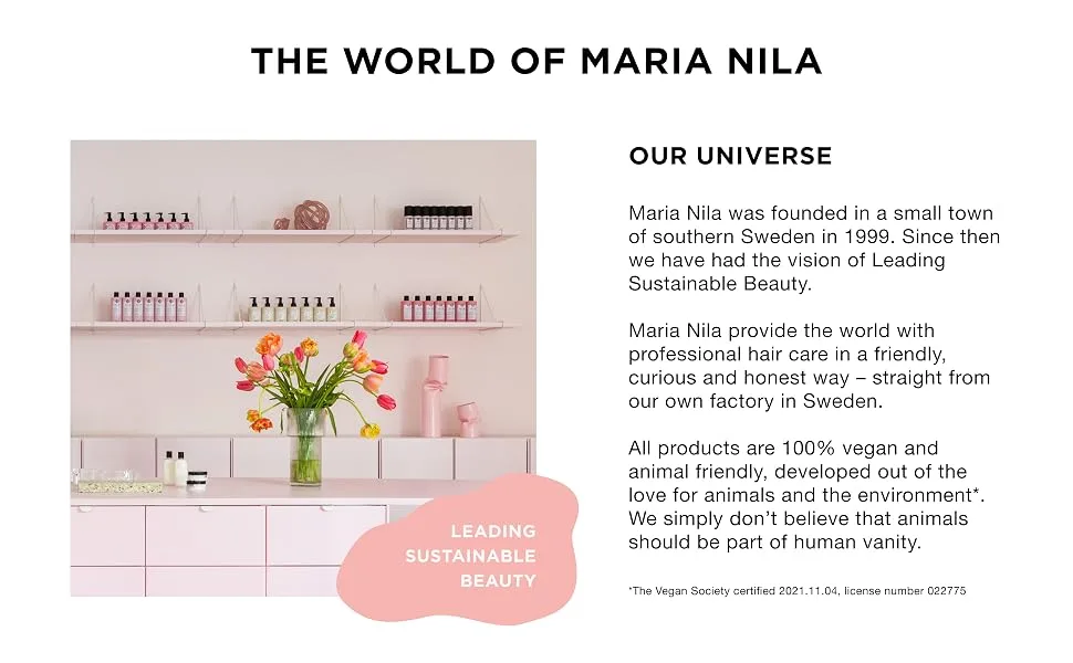 Maria Nila Colour Refresh Bright Copper 100 ml Copper Hair Mask Semi-Permanent Pigments 100% Vegan & Sulfate/Paraben free - MN 1