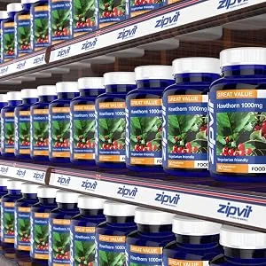 Hawthorn 1000mg 90 Vegan Tablets. 3 Months Supply. - Hawthorn 1000mg