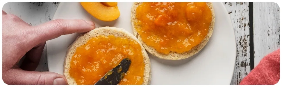 GOOD GOOD Sweet Apricot Jam - Keto Friendly - Low Calorie Without Added Sugars - Vegan - Gluten Free - Preserves - Spreadable