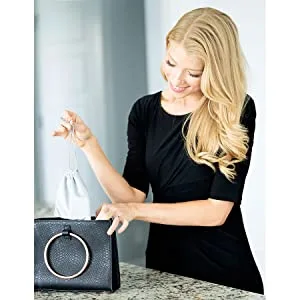 Magnifying Compact Mirror for Purses 1x/10x Magnification Double Sided Travel Makeup Mirror 4 Inch Small Pocket or Purse Mirror. Distortion Free Folding Portable Compact Mirrors (Millennial Pink) - Magnifying Compact Mirror