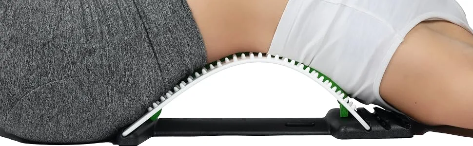 Pro11 wellbeing posture corrector back pain relief with padded strip and instructions - the back stretcher also comes with a padded strip for extra comfort