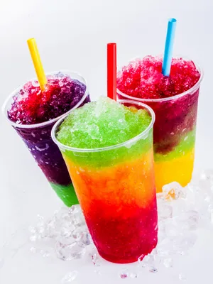 100% Authentic Snow Cone Syrup 500ml Shave Ice Slush (Cherry) - Slush Puppie , Snow Cone Image