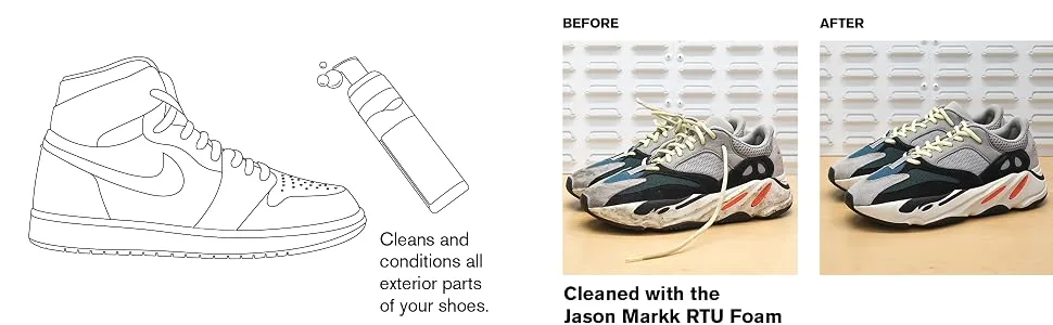 Jason Markk RTU Foam Shoe Cleaner One Size - RTU.6