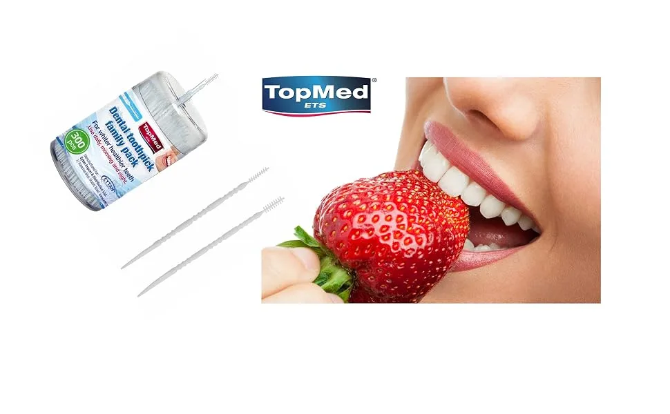 Brush Picks Toothpicks Hygiene (300 Count (Pack of 1)) - product information 1