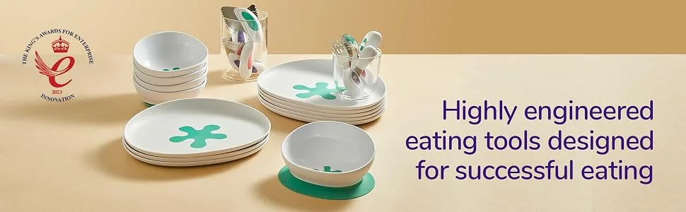 Doddl Knife for Toddler Cooking and Mealtimes Learning to Use Cutlery (Aqua) - Highly engineered
