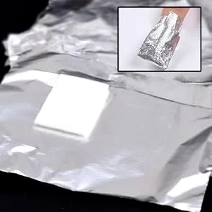 200 Pcs Foil Nail Wraps Remover with 1Pcs Cuticle Pusher Nail Art Soak Off Gel Polish Acrylic Removal - product information 3