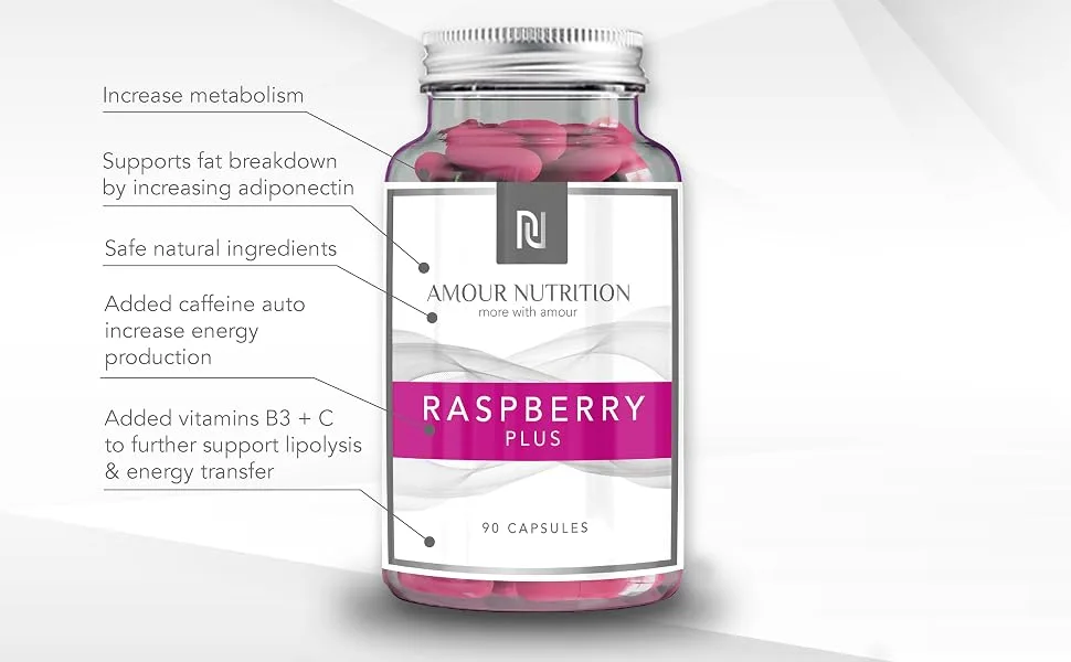 Raspberry Plus Raspberry Ketones Plus Vitamins Suitable for Men and Women Powerful Weight Management Formula - product information 2