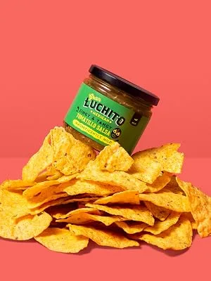 Gran Luchito Mexican Tomatillo Salsa 300g (Pack of 1) 300 g (Pack of 1) - Tomatillo Salsa authentic mild Mexican salsa Gran Luchito