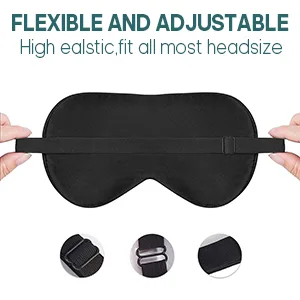 townssilk 100% Silk Sleep mask with Adjustable Strap Comfortable and Super Soft Eye mask Ultimate Sleeping aid blindford Silver Stars Eusilverstar - silk