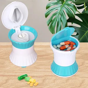 kuou LIding Pill Crusher 3 in 1 Multifuntion Pill Cutter/Crusher/Box for Small Pills - product information 4