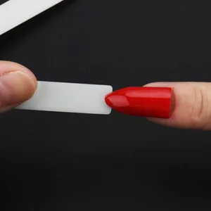 100pcs Fan-shaped False Fake Nail Art Tips Colour Swatch Sticks Nail Polish Gel Colour Display Sticks Practice Tools with Metal Display Ring - product information 4