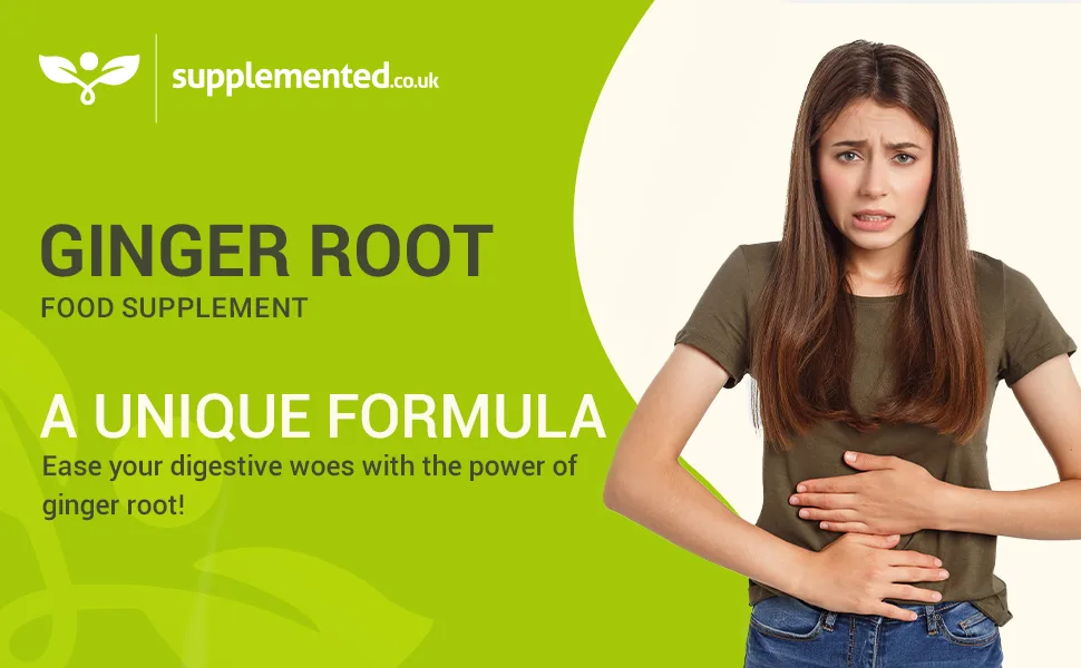 Ginger Root Extract 3000mg 180 Tablets UK Made. Pharmaceutical Grade - Ginger