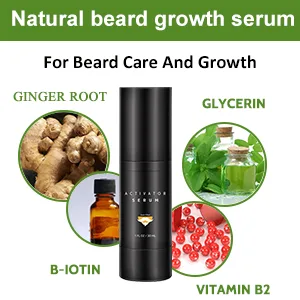 Beard Growth Kit Jane Choi Beard Grooming Tools for Beard Rapid Growth and Thickening Beard Growth Activator Serum Beard Roller Beard Comb/ - Beard Growth Activator Serum oil