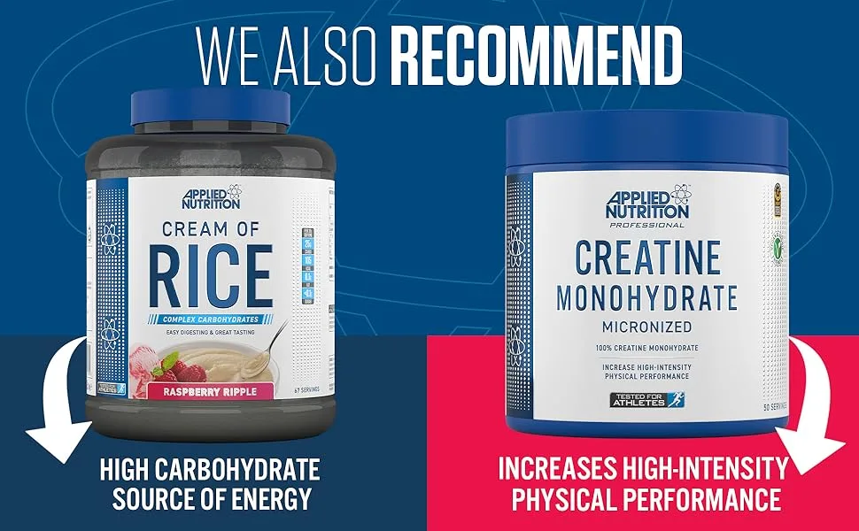 Applied Nutrition Critical Mass Professional - Weight Gain Protein Powder High Calorie Weight Gainer Lean Mass (2.4kg - 16 Servings) (Vanilla) - weight gain A+1