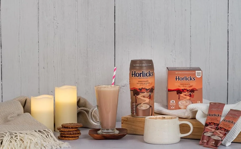 Horlicks 401003 Chocolate 500g Aluminium White - Horlicks Chocolate Range Visual