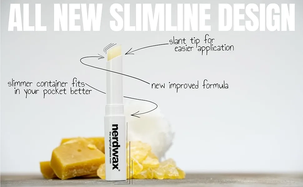 New Nerdwax Slimline Design - Single | Stop Slipping Glasses as Seen on Shark Tank Slimline - Single - nerdwax stop slipping glasses keep glasses in place on nose
