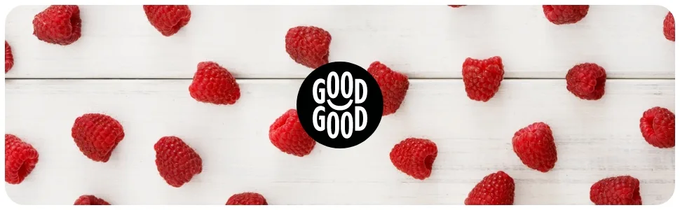 GOOD GOOD Sweet Raspberry Jam - Keto Friendly - Low Calorie Without Added Sugars - Vegan - Gluten Free - Preserves - Raspberry
