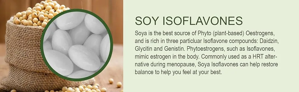 Super Strength Soy Isoflavones Complex Capsules 500mg x 60 - Menopause - Soy Isoflavones-2