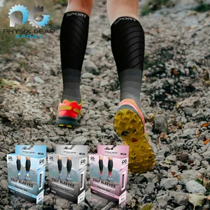 Calf Compression Sleeve Men & Women - Shin Splints Support Footless Compression Socks for Calf Support Achilles Tendon Support Leg Cramps Varicose Veins Maternity Nurses (1 Pair BLK-PNK S/M) - product information 5