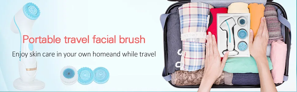 Facial Cleansing Brush Electric USB Charging Multi-Function Face Washing Instrument Silicone Face Brush Cleansing Sonic Cleansing Brush - product information 5