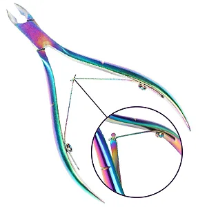 KELYDI Cuticle Nippers Colorful Cuticle Scissors Clippers Dead Skin Remover for Toenails and Fingernails - Cuticle Nippers