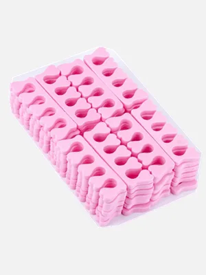 50Pcs Toe Separators Finger Dividers Separators Soft Foam Sponge Spacer Nail Art Manicure Pedicure Gel Polish Coating Painting Accessories Tools - Toe Separators