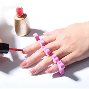 50Pcs Toe Separators Finger Dividers Separators Soft Foam Sponge Spacer Nail Art Manicure Pedicure Gel Polish Coating Painting Accessories Tools - Toe Separators